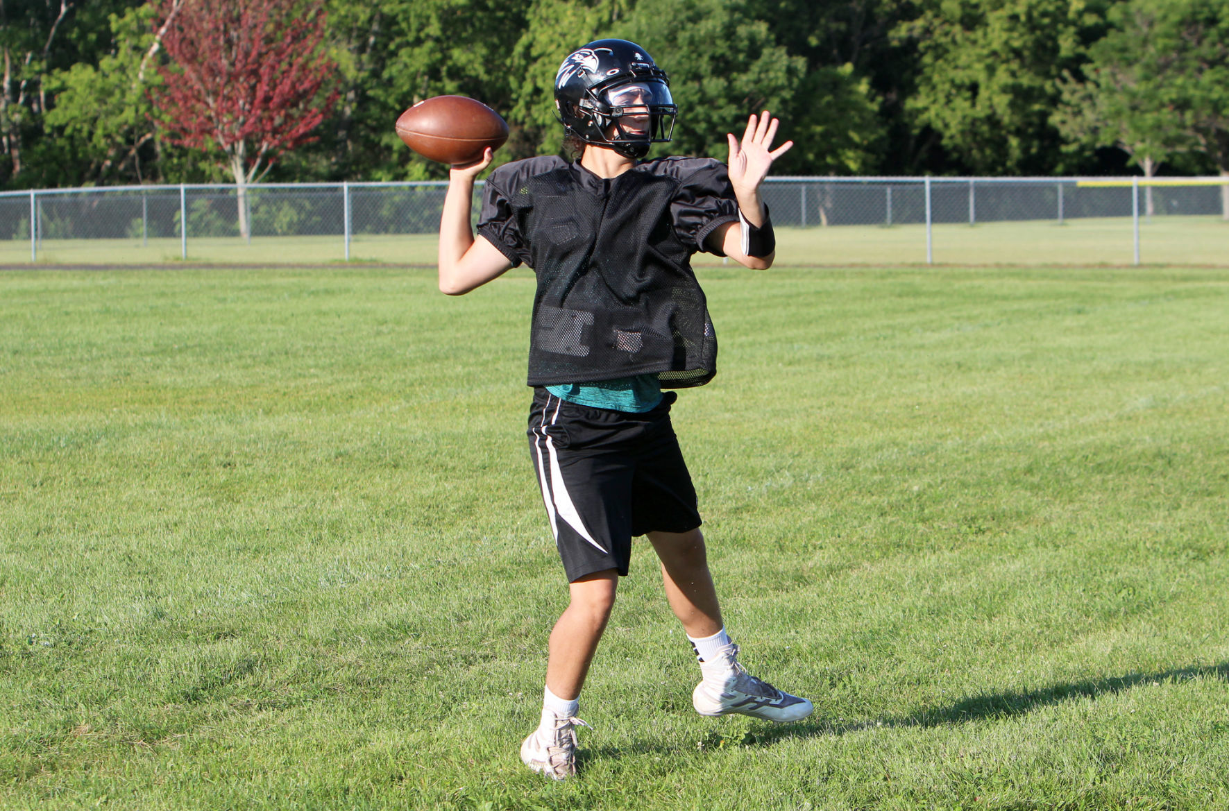 Bloomer football practice 8-8-19